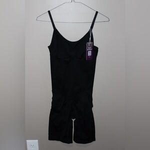 Sleek Black Shapewear Bodysuit
